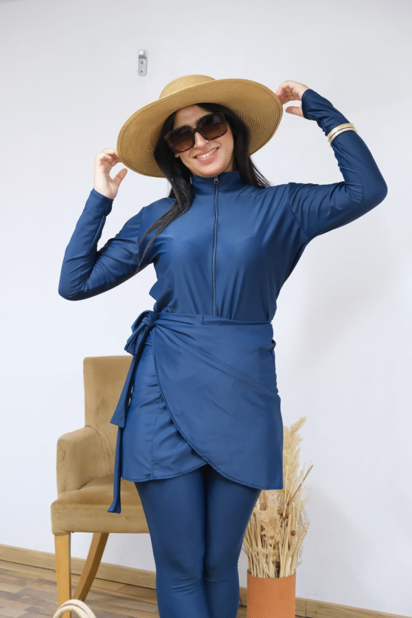 ⁦Burkini violette 3 pièces⁩ - الصورة ⁦5⁩
